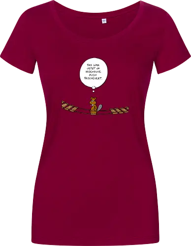 Ruthe - Biberbrücke - Ruthe, Ralph Ruthe, comics, biber, Brücke - Damen T-Shirt