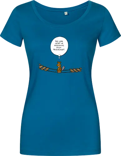 Ruthe - Biberbrücke - Ruthe, Ralph Ruthe, comics, biber, Brücke - Damen T-Shirt