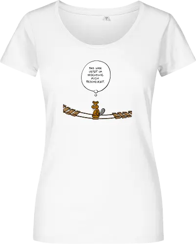 Ruthe - Biberbrücke - Ruthe, Ralph Ruthe, comics, biber, Brücke - Damen T-Shirt