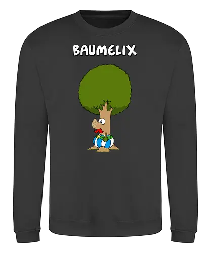 Ruthe - Baumelix - Ruthe, Ralph Ruthe, comic, baum, Gallier, mashup - Sweatshirt