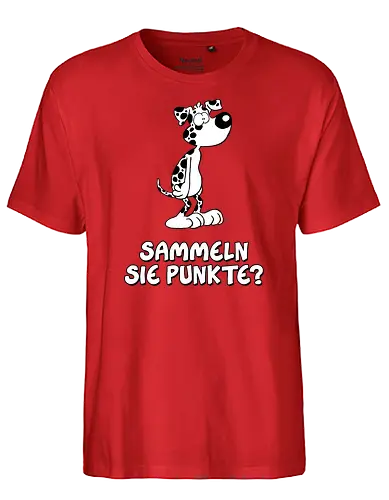 Ruthe - Punkte - Ruthe, Ralph Ruthe, comic, Dalmatiner, Punkte, Sammelpunkte - Fairtrade T-Shirt