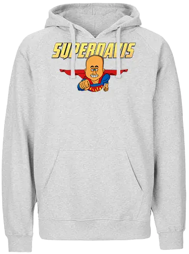 Ruthe - Superdavis - Ruthe, Ralph Ruthe, Davis, Super Davis, comic - Fairtrade Hoodie