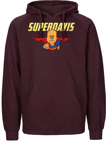 Ruthe - Superdavis - Ruthe, Ralph Ruthe, Davis, Super Davis, comic - Fairtrade Hoodie
