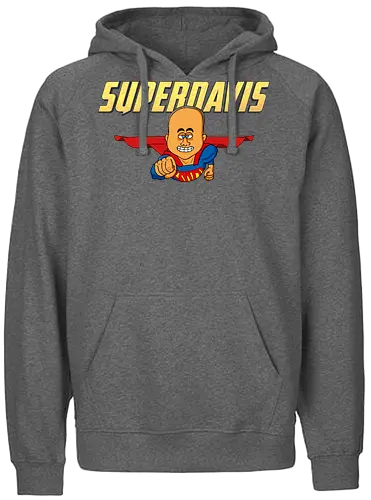 Ruthe - Superdavis - Ruthe, Ralph Ruthe, Davis, Super Davis, comic - Fairtrade Hoodie