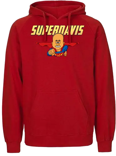 Ruthe - Superdavis - Ruthe, Ralph Ruthe, Davis, Super Davis, comic - Fairtrade Hoodie