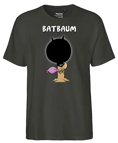 Ruthe - Batbaum - Ruthe, Ralph Ruthe, comic, baum, mashup, superheld, maske - Fairtrade T-Shirt