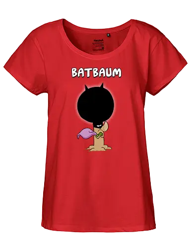 Ruthe - Batbaum - Ruthe, Ralph Ruthe, comic, baum, mashup, superheld, maske - Fairtrade Girl Shirt