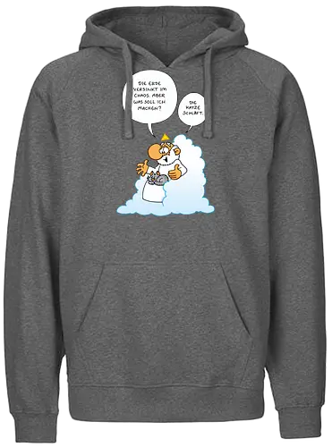Ruthe - Gottkatze - Ruthe, Ralph Ruthe, katze, gott, comic, Gottkatze - Fairtrade Hoodie