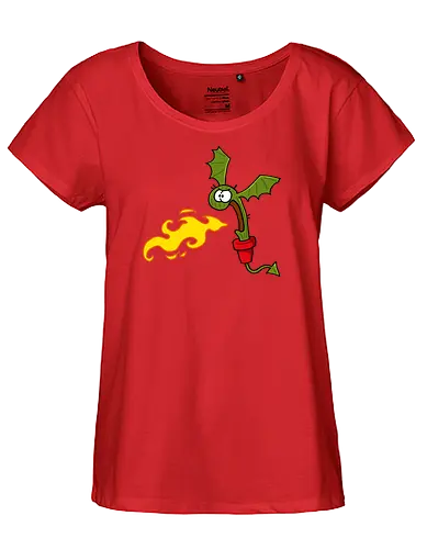 Ruthe - Kaktusdrache - Ruthe, Ralph Ruthe, comic, kaktus, drache, Kaktusdrache - Fairtrade Girl Shirt