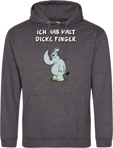Ruthe - Dicke Finger - Ruthe, Ralph Ruthe, Dicke Finger, comic, nashorn - Standard Hoodie