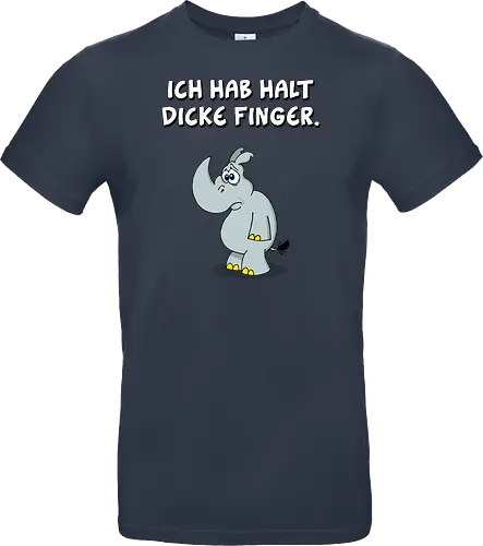 Ruthe - Dicke Finger - Ruthe, Ralph Ruthe, Dicke Finger, comic, nashorn - Standard T-Shirt