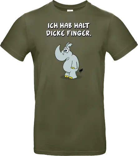 Ruthe - Dicke Finger - Ruthe, Ralph Ruthe, Dicke Finger, comic, nashorn - Standard T-Shirt