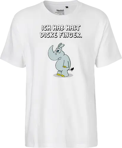 Ruthe - Dicke Finger - Ruthe, Ralph Ruthe, Dicke Finger, comic, nashorn - Fairtrade T-Shirt