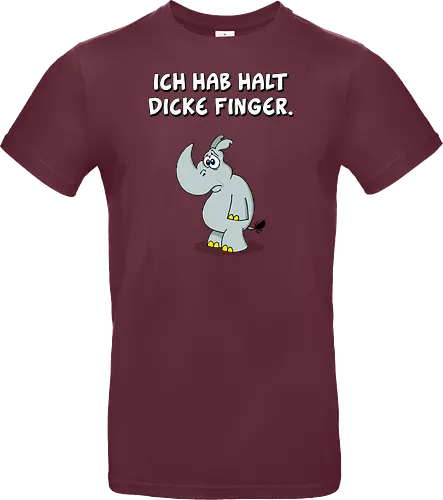 Ruthe - Dicke Finger - Ruthe, Ralph Ruthe, Dicke Finger, comic, nashorn - Standard T-Shirt