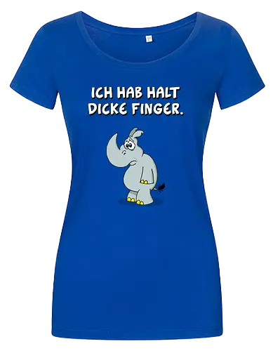Ruthe - Dicke Finger - Ruthe, Ralph Ruthe, Dicke Finger, comic, nashorn - Damen T-Shirt