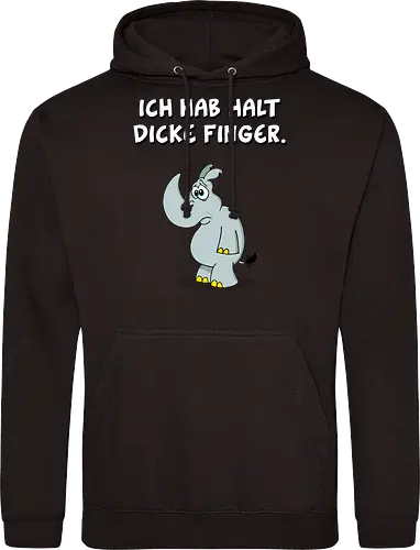 Ruthe - Dicke Finger - Ruthe, Ralph Ruthe, Dicke Finger, comic, nashorn - Standard Hoodie