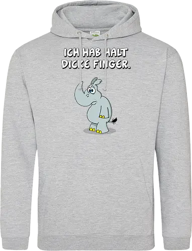 Ruthe - Dicke Finger - Ruthe, Ralph Ruthe, Dicke Finger, comic, nashorn - Standard Hoodie