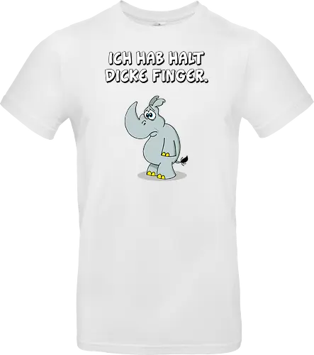 Ruthe - Dicke Finger - Ruthe, Ralph Ruthe, Dicke Finger, comic, nashorn - Standard T-Shirt