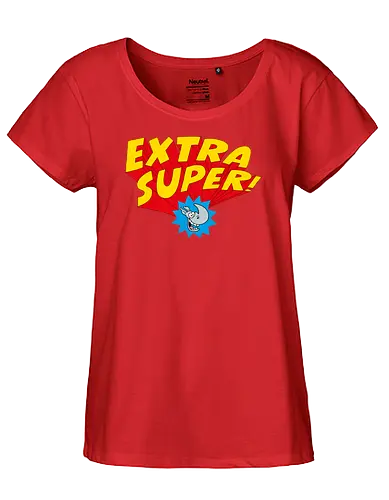 Ruthe - Extrasuper - Ruthe, Ralph Ruthe, comic, Extra super, super, superheld, Extra superheld - Fairtrade Girl Shirt
