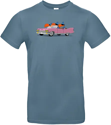 Ruthe - Geier Caddy - Ruthe, Ralph Ruthe, comic, Geier, Caddy, Pink Caddy - Standard T-Shirt
