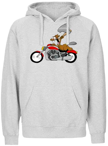 Ruthe - Biber Harley - Ruthe, Ralph Ruthe, comic, biber, motorrad - Fairtrade Hoodie