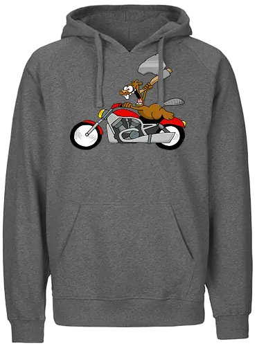 Ruthe - Biber Harley - Ruthe, Ralph Ruthe, comic, biber, motorrad - Fairtrade Hoodie