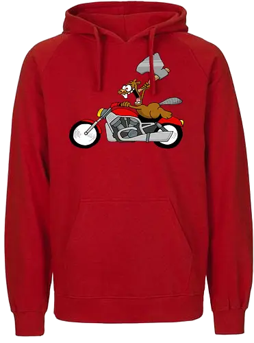 Ruthe - Biber Harley - Ruthe, Ralph Ruthe, comic, biber, motorrad - Fairtrade Hoodie