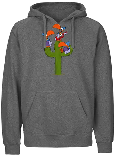 Ruthe - Geier - Kaktus - Ruthe, Ralph Ruthe, comic, Geier, kaktus - Fairtrade Hoodie