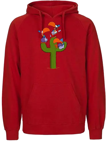 Ruthe - Geier - Kaktus - Ruthe, Ralph Ruthe, comic, Geier, kaktus - Fairtrade Hoodie