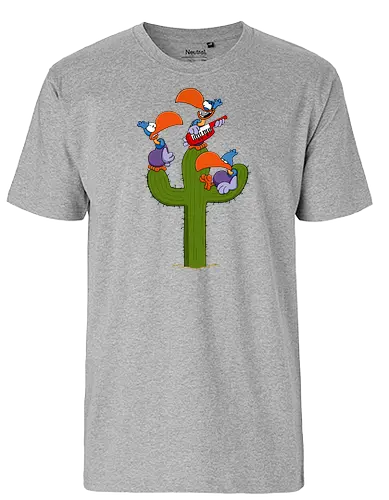 Ruthe - Geier - Kaktus - Ruthe, Ralph Ruthe, comic, Geier, kaktus - Fairtrade T-Shirt