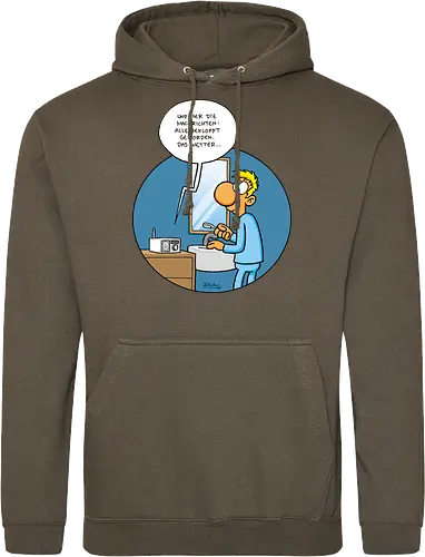 RUTHE - BEKLOPPT - Ruthe, Ralph Ruthe, Alle Bekloppt, comic, Nachrichten - Standard Hoodie