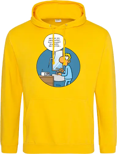 RUTHE - BEKLOPPT - Ruthe, Ralph Ruthe, Alle Bekloppt, comic, Nachrichten - Standard Hoodie