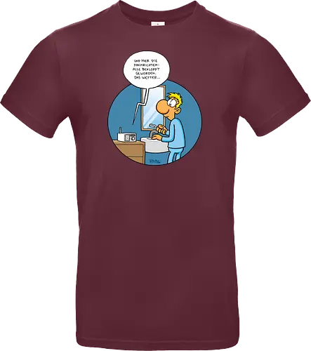RUTHE - BEKLOPPT - Ruthe, Ralph Ruthe, Alle Bekloppt, comic, Nachrichten - Standard T-Shirt