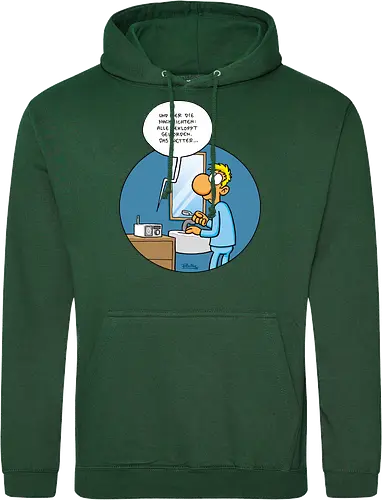 RUTHE - BEKLOPPT - Ruthe, Ralph Ruthe, Alle Bekloppt, comic, Nachrichten - Standard Hoodie