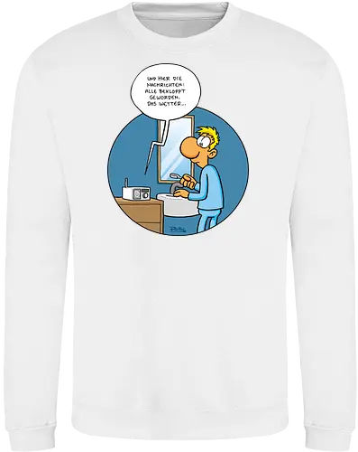 RUTHE - BEKLOPPT - Ruthe, Ralph Ruthe, Alle Bekloppt, comic, Nachrichten - Sweatshirt