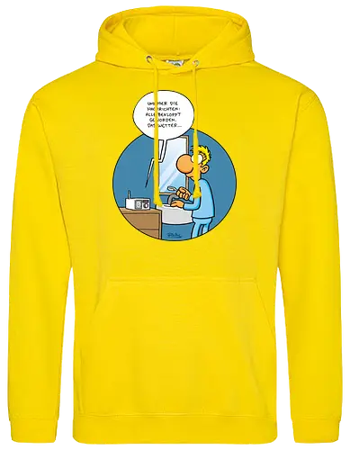 RUTHE - BEKLOPPT - Ruthe, Ralph Ruthe, Alle Bekloppt, comic, Nachrichten - Standard Hoodie