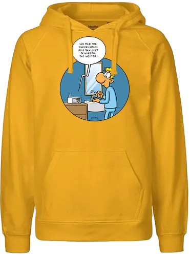 RUTHE - BEKLOPPT - Ruthe, Ralph Ruthe, Alle Bekloppt, comic, Nachrichten - Fairtrade Hoodie