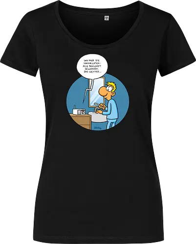 RUTHE - BEKLOPPT - Ruthe, Ralph Ruthe, Alle Bekloppt, comic, Nachrichten - Damen T-Shirt