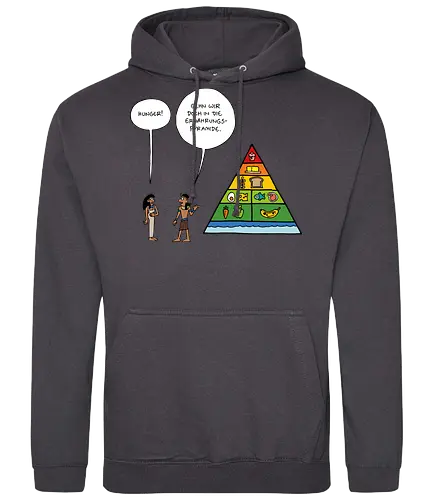 RUTHE - ERNÄHRUNGSPYRAMIDE - Ruthe, Ralph Ruthe, comic, pyramide, essen - Standard Hoodie
