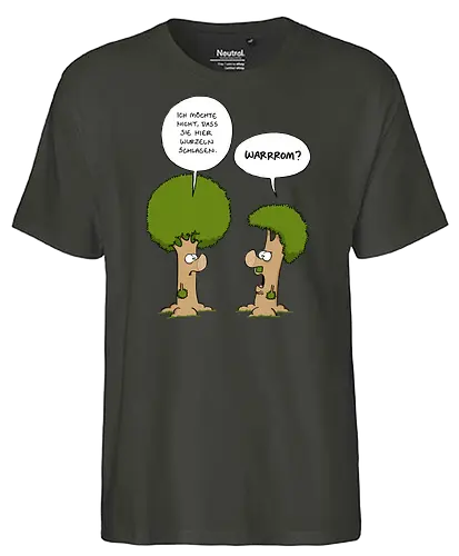 RUTHE - HITLERBAUM - Ruthe, Ralph Ruthe, Hilterbaum, Warrom, Gegen Nazis, anGaming - Fairtrade T-Shirt