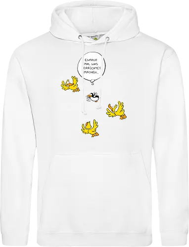 RUTHE - WAS VERRÜCKTES - Ruthe, Ralph Ruthe, Was verrücktes, Pingiun, fliegen, vogel - Standard Hoodie
