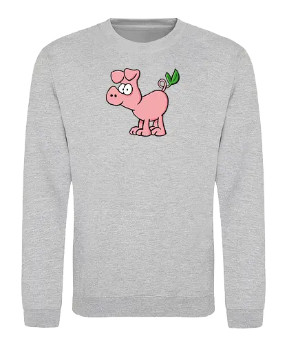RUTHE - VEGANE SCHNITZEL - Ruthe, Ralph Ruthe, schwein, vegan, schnitzel, comic - Sweatshirt