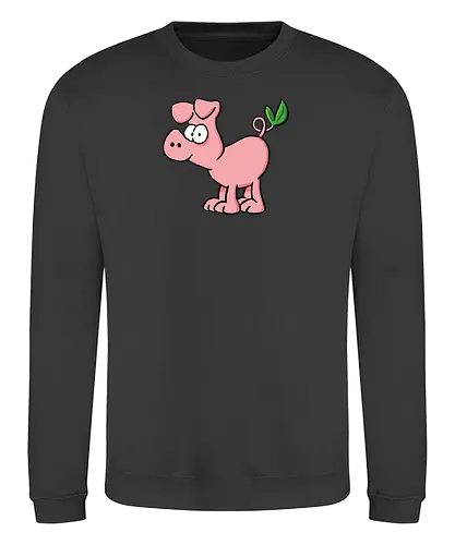RUTHE - VEGANE SCHNITZEL - Ruthe, Ralph Ruthe, schwein, vegan, schnitzel, comic - Sweatshirt
