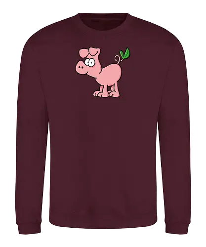 RUTHE - VEGANE SCHNITZEL - Ruthe, Ralph Ruthe, schwein, vegan, schnitzel, comic - Sweatshirt