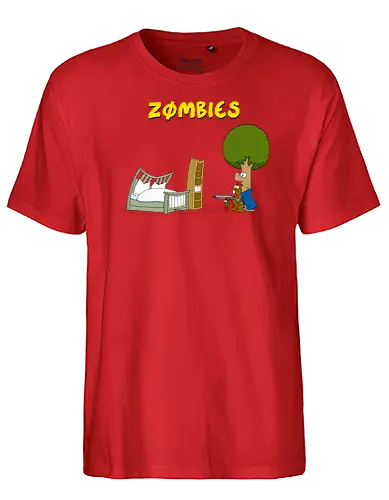RUTHE - ZOMBIES - Ruthe, Ralph Ruthe, Bieber und Baum, baum, Bieber, zombie - Fairtrade T-Shirt