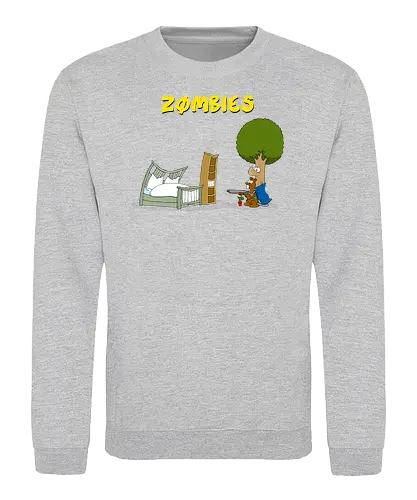 RUTHE - ZOMBIES - Ruthe, Ralph Ruthe, Bieber und Baum, baum, Bieber, zombie - Sweatshirt