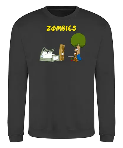 RUTHE - ZOMBIES - Ruthe, Ralph Ruthe, Bieber und Baum, baum, Bieber, zombie - Sweatshirt
