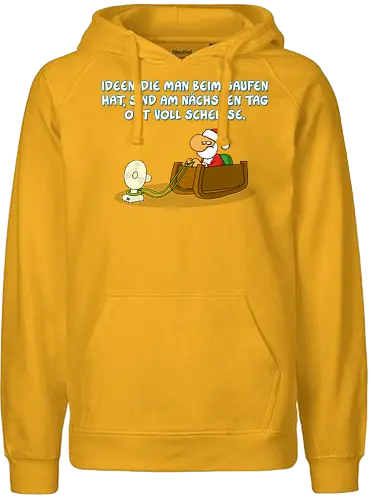 RUTHE - SAUFEN - Ruthe, Ralph Ruthe, comic, weihnachten, Idee - Fairtrade Hoodie