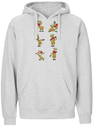 RUTHE - RUDI - Ruthe, Ralph Ruthe, Rudi, Rentier, comic, weihnachten - Fairtrade Hoodie