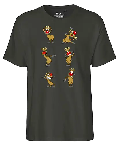 RUTHE - RUDI - Ruthe, Ralph Ruthe, Rudi, Rentier, comic, weihnachten - Fairtrade T-Shirt